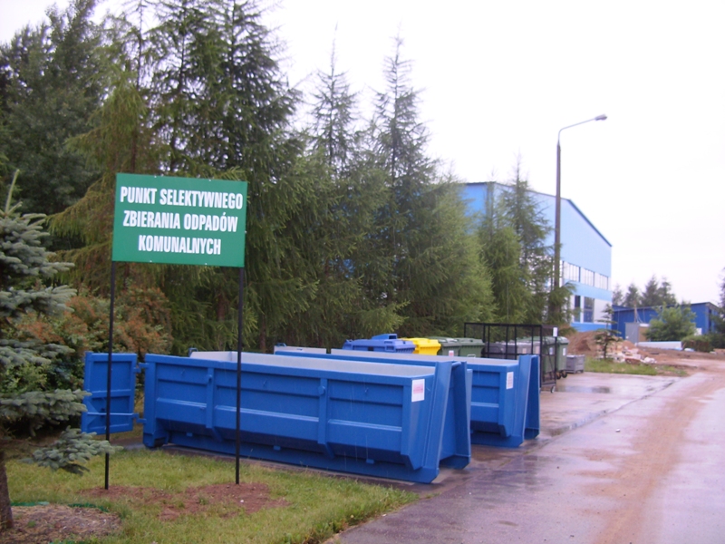 Zdjęcie Punktu Selektywnej Zbiórki Odpadów Komunalnych